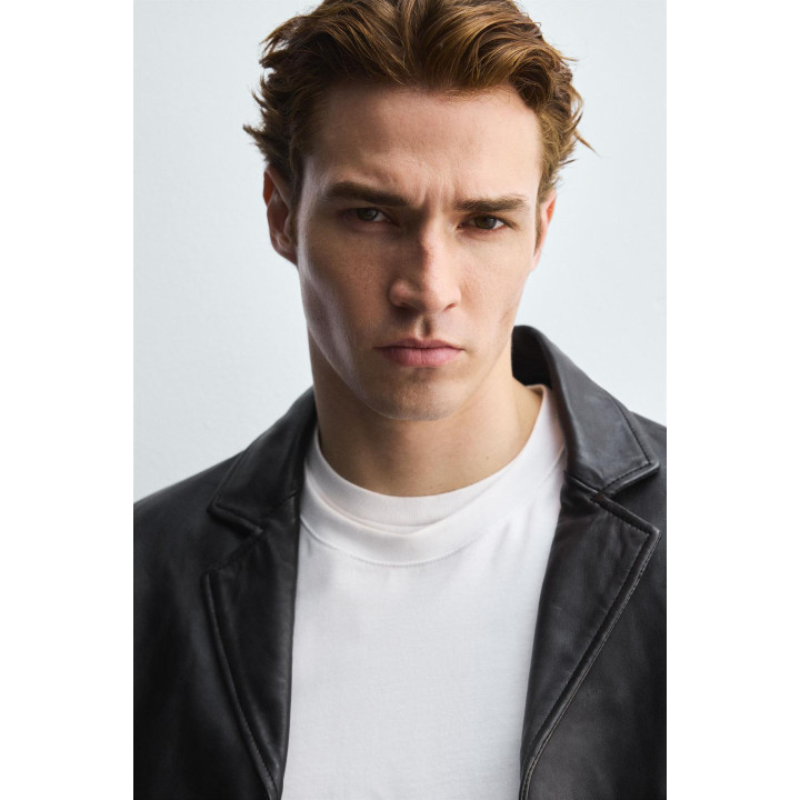 КОЖАНЫЙ БЛЕЙЗЕР