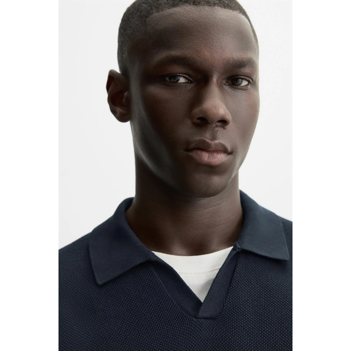 ПОЛО ИЗ РЕЛЬЕФНОГО ТРИКОТАЖА