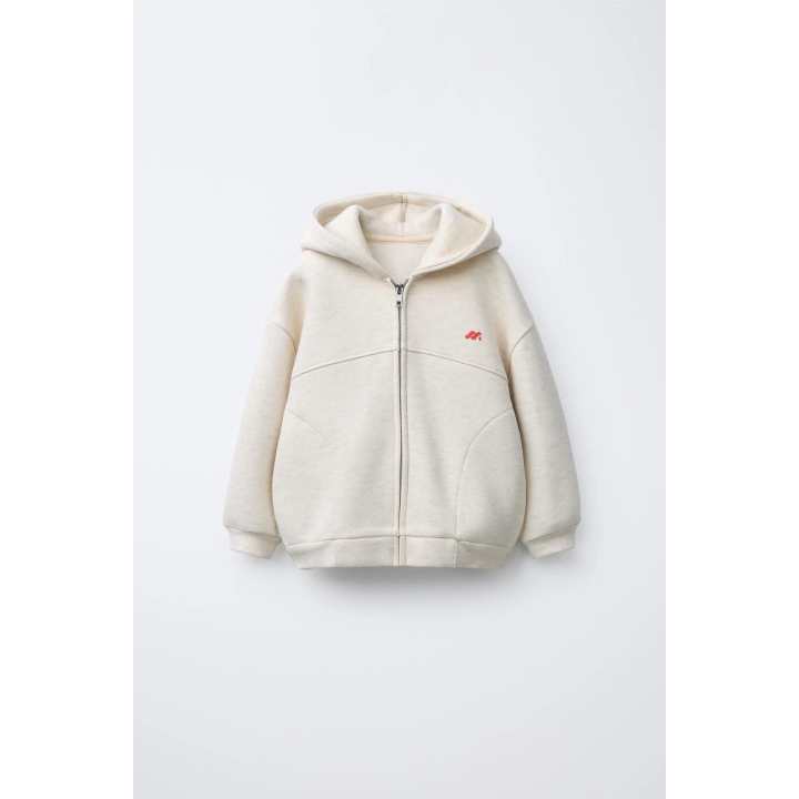 ТОЛСТОВКА НА МОЛНИИ С РЕЛЬЕФНЫМ ЛОГОТИПОМ