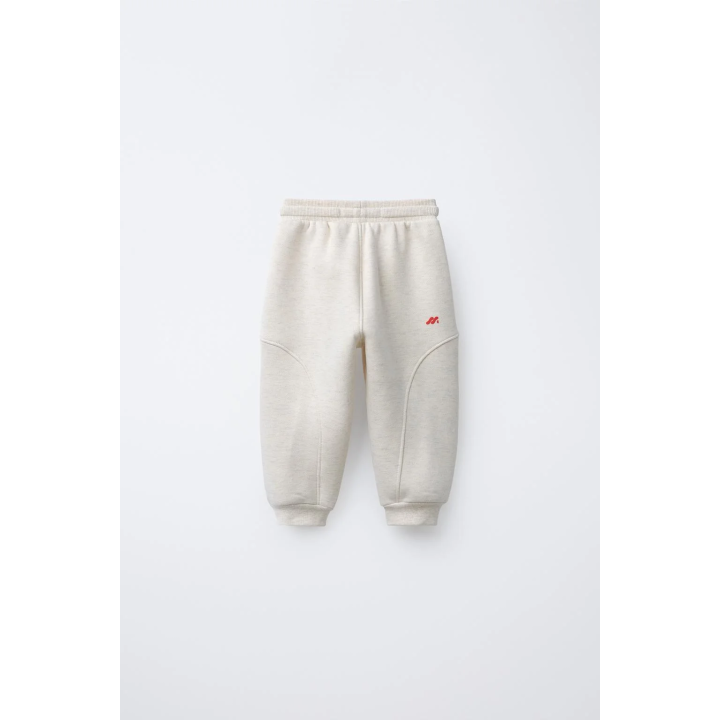 БРЮКИ-ДЖОГГЕРЫ С РЕЛЬЕФНЫМ ЛОГОТИПОМ