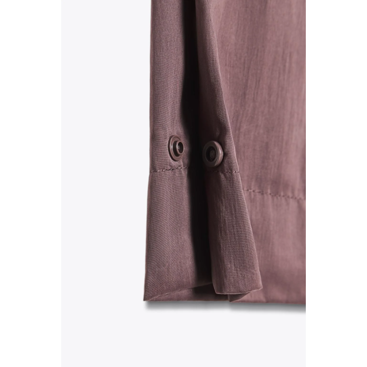 НЕЙЛОНОВЫЕ БРЮКИ С ПУГОВИЦАМИ СНИЗУ