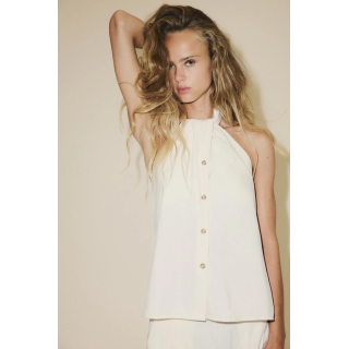 ТОП-ЖИЛЕТ С ГОРЛОВИНОЙ ХАЛТЕР