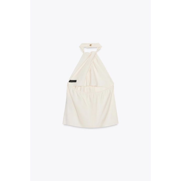 ТОП-ЖИЛЕТ С ГОРЛОВИНОЙ ХАЛТЕР