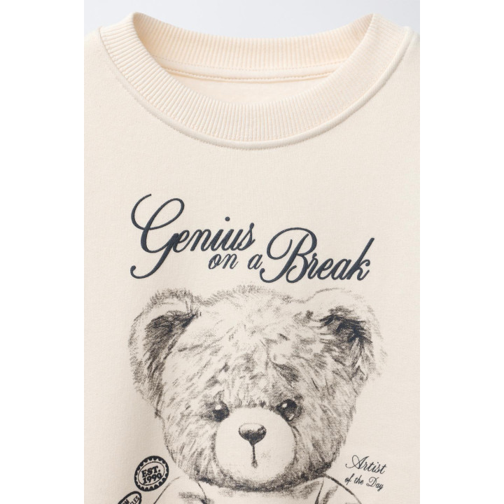 ТОЛСТОВКА С ПРИНТОМ «МЕДВЕЖОНОК»