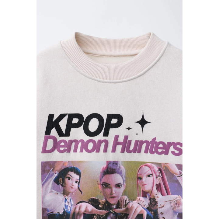 Толстовка с принтом kpop demon hunters™ netflix ©