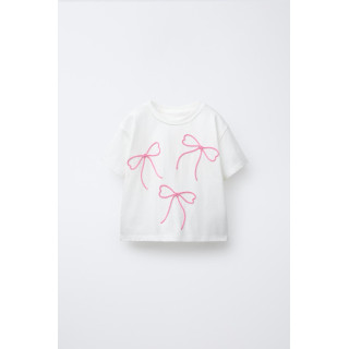 ФУТБОЛКА СО ШНУРОВКОЙ И БАНТАМИ