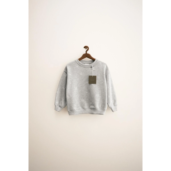 ZARA TIMELESS - ТОЛСТОВКА С ВЫШИВКОЙ В ВИДЕ ЦВЕТОВ