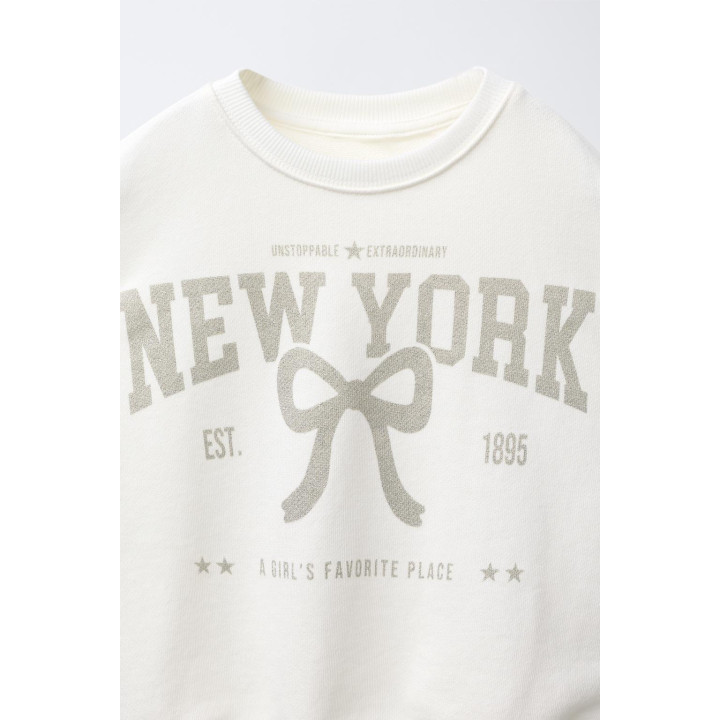 ТОЛСТОВКА С БЛЕСТЯЩИМ ПРИНТОМ ГОРОДА