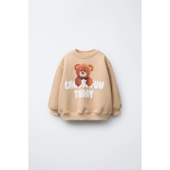 ТОЛСТОВКА С ПРИНТОМ «МЕДВЕЖОНОК»