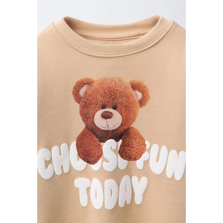 ТОЛСТОВКА С ПРИНТОМ «МЕДВЕЖОНОК»