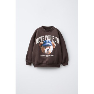 ТОЛСТОВКА С ПРИНТОМ «МЕДВЕЖОНОК»