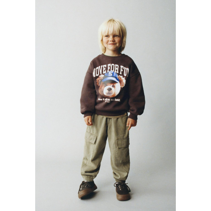 ТОЛСТОВКА С ПРИНТОМ «МЕДВЕЖОНОК»