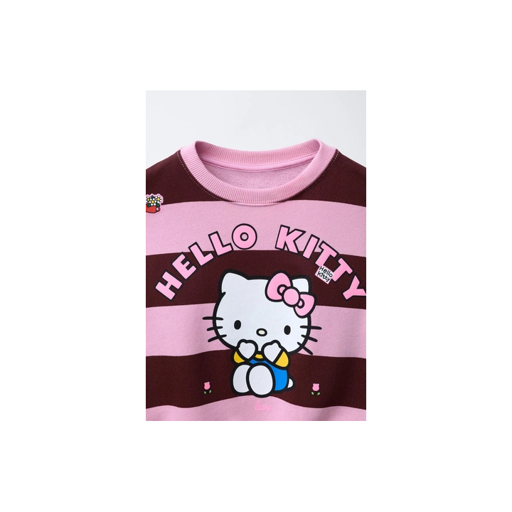 КОМПЛЕКТ ИЗ ТОЛСТОВКИ В ПОЛОСКУ И ЛЕГГИНСОВ HELLO KITTY © SANRIO