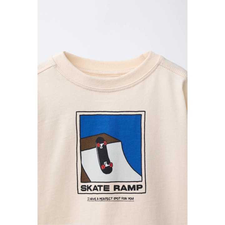 ЛОНГСЛИВ С ПРИНТОМ «СКЕЙТ»