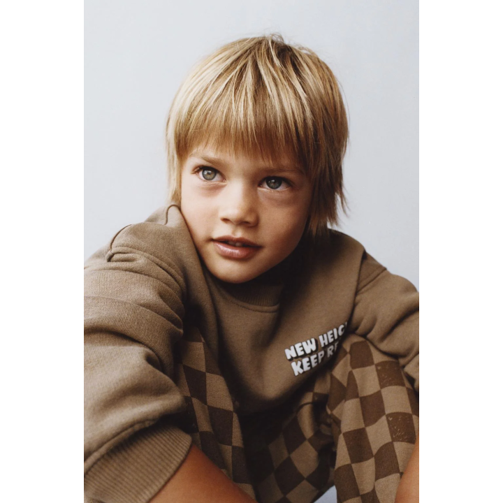 Костюм толстовка и брюки в клетку