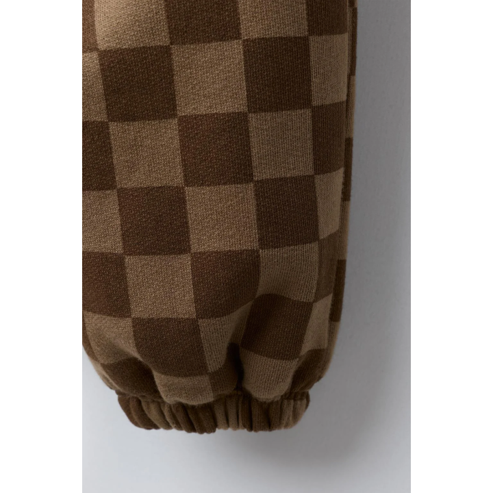 Костюм толстовка и брюки в клетку