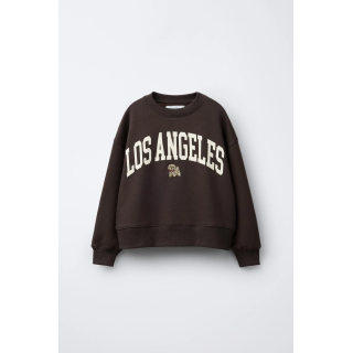 ТОЛСТОВКА С ВЫШИТОЙ НАДПИСЬЮ И ЩЕНКОМ