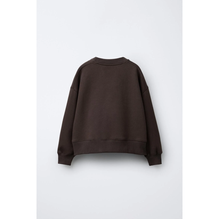 ТОЛСТОВКА С ВЫШИТОЙ НАДПИСЬЮ И ЩЕНКОМ