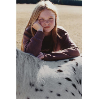 Свитшот с принтом на поднятом тексте