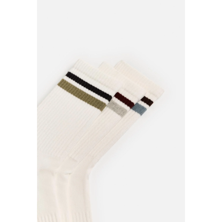 НАБОР ИЗ ТРЕХ ПАР НОСКОВ С ПОЛОСКАМИ