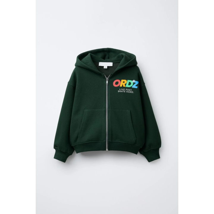 ТОЛСТОВКА НА МОЛНИИ С НАДПИСЬЮ