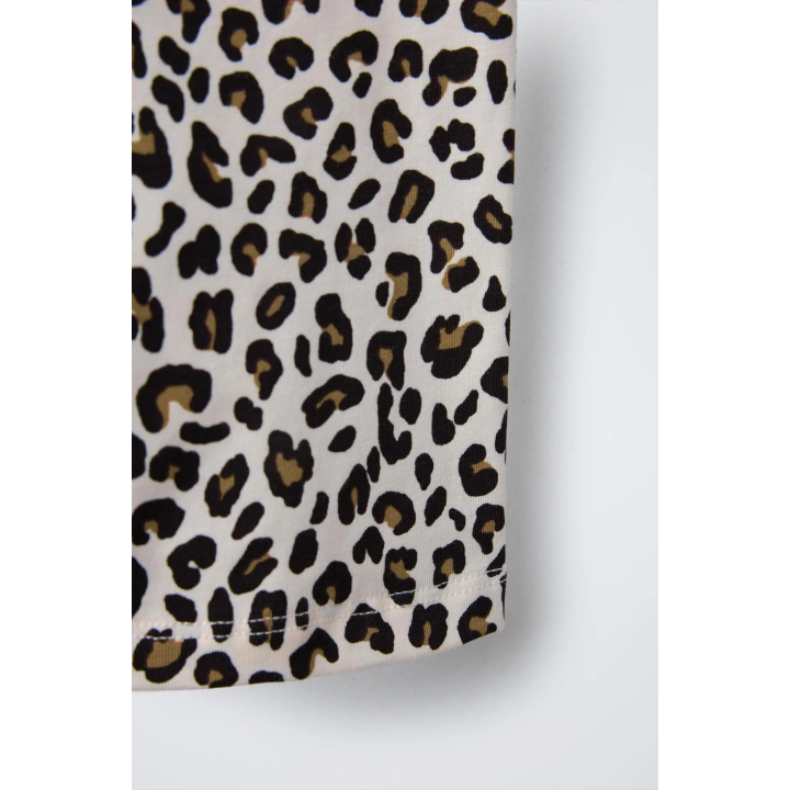 ШОРТЫ-ВЕЛОСИПЕДКИ С АНИМАЛИСТИЧЕСКИМ ПРИНТОМ