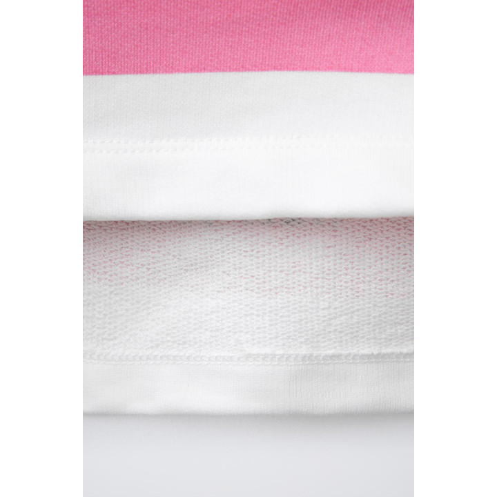 ТОЛСТОВКА В ПОЛОСКУ С ВОРОТНИКОМ ПОЛО