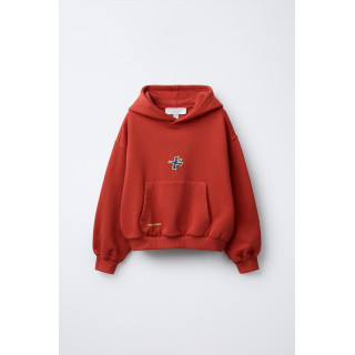 ХУДИ С КАПЮШОНОМ И НАШИВКОЙ