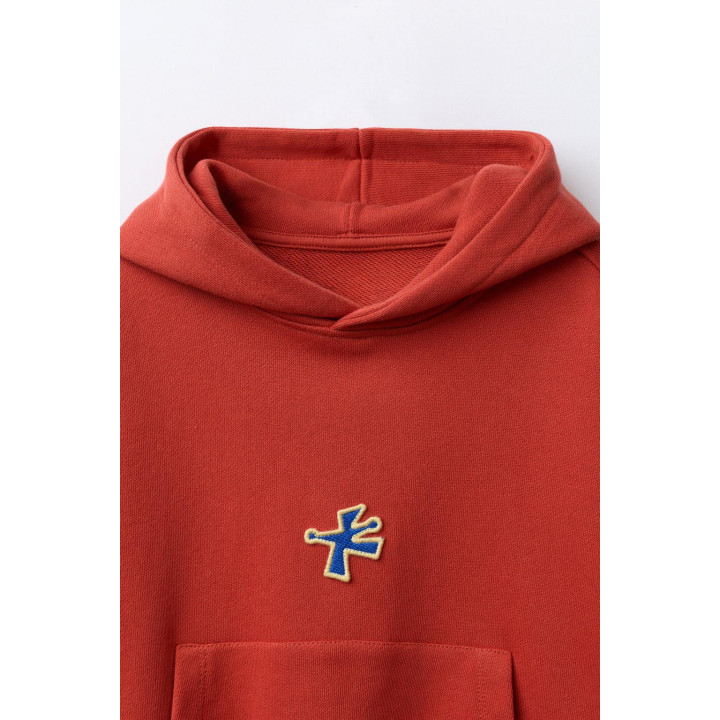 ХУДИ С КАПЮШОНОМ И НАШИВКОЙ