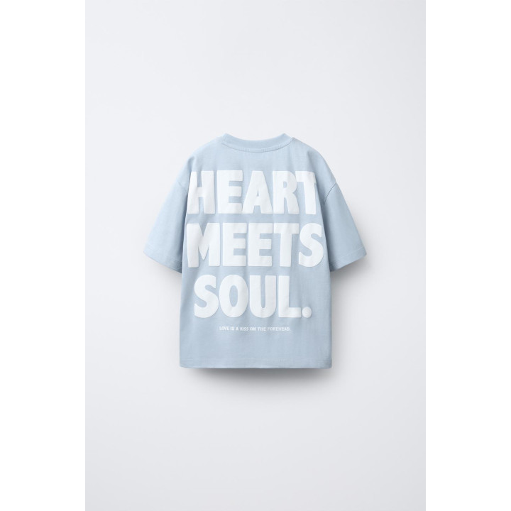 ФУТБОЛКА С РЕЛЬЕФНЫМ ПРИНТОМ