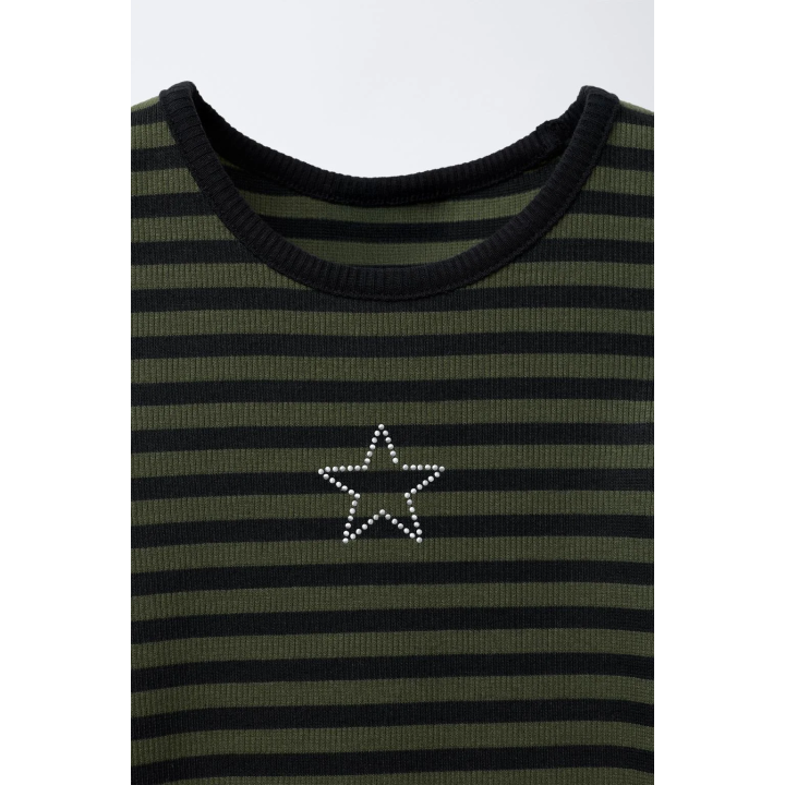 ПЛАТЬЕ В РУБЧИК В ПОЛОСКУ С ВЫРЕЗАМИ