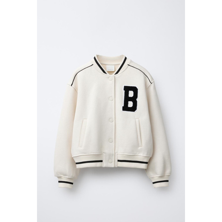 ФЛИСОВЫЙ БОМБЕР С ВЫШИВКОЙ