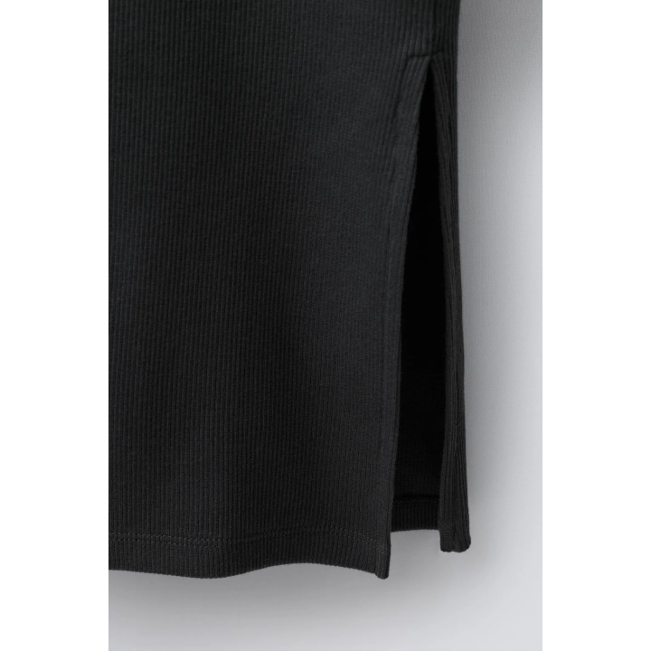 ДЛИННОЕ ПЛАТЬЕ В РУБЧИК С ТЕКСТОМ И СТРАЗАМИ