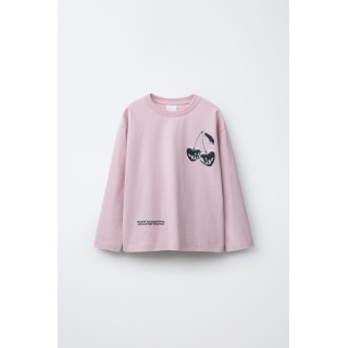 ЛОНГСЛИВ С ПРИНТОМ «ВИШЕНКИ»