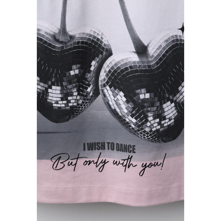 ЛОНГСЛИВ С ПРИНТОМ «ВИШЕНКИ»