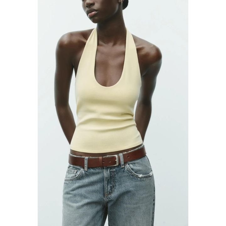 ТОП С ВЫРЕЗОМ ХАЛТЕР