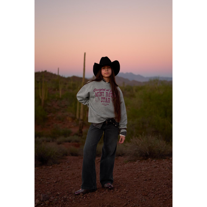 ТОЛСТОВКА С НАДПИСЬЮ COWGIRL