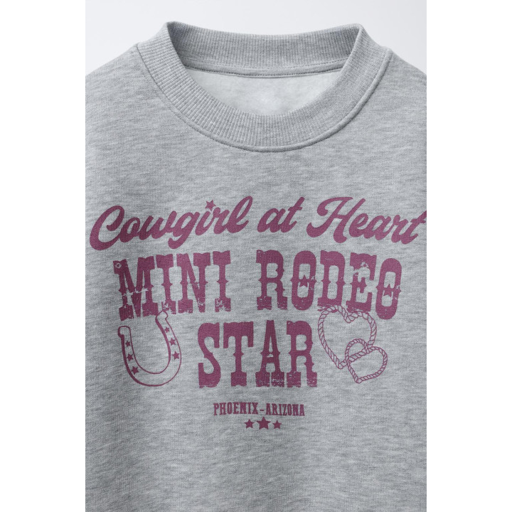 ТОЛСТОВКА С НАДПИСЬЮ COWGIRL