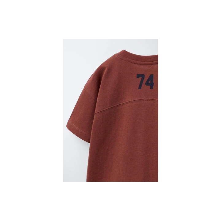 ФУТБОЛКА С ПРИНТОМ «СОБАКА» И ЦИФРОЙ