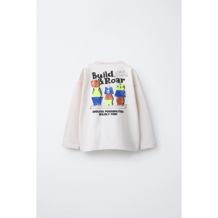 Футболка с принтом медведя