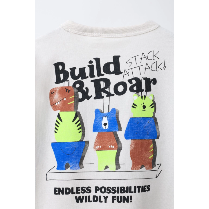 ФУТБОЛКА С ПРИНТОМ «МЕДВЕДИ»