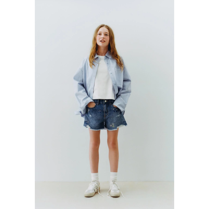 джинсовые шорты-бермуды от lilo stitch disney