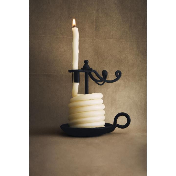Набор свечей и подсвечник chimney
