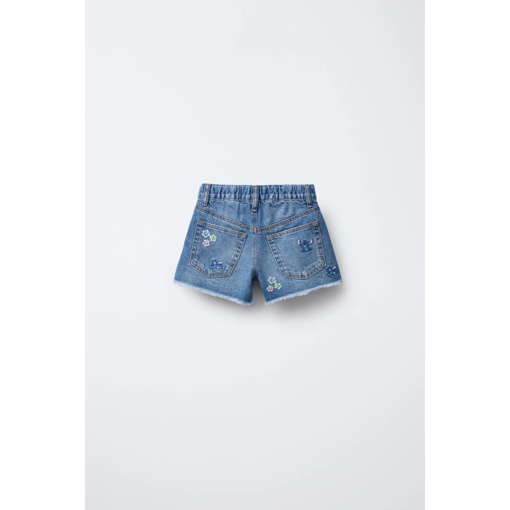 джинсовые шорты-бермуды от lilo stitch disney