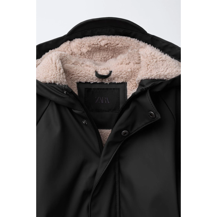 ПРОРЕЗИНЕННАЯ КУРТКА WATER REPELLENT НА ОВЧИНЕ