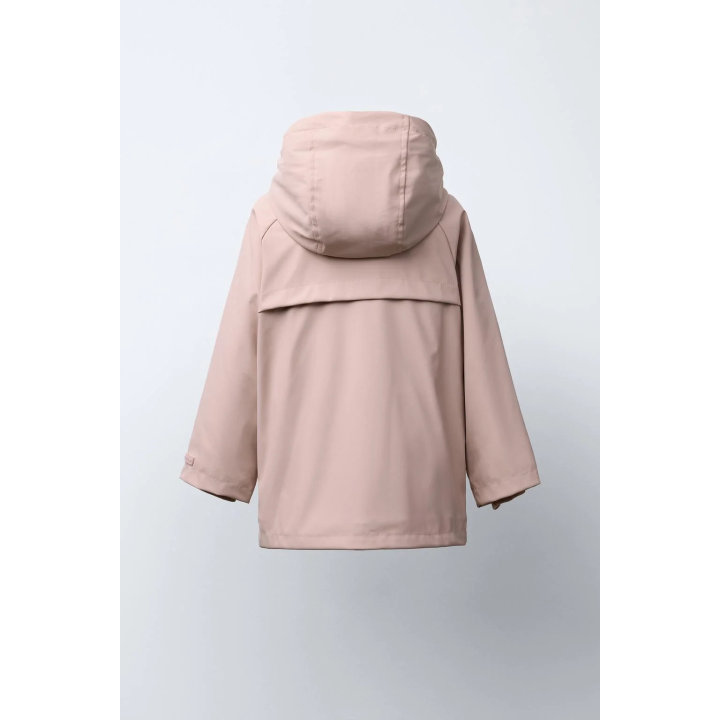 ПРОРЕЗИНЕННАЯ КУРТКА С ЭФФЕКТОМ МЕХА WATER REPELLENT