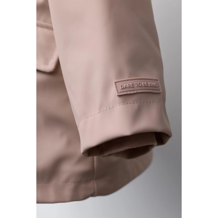 ПРОРЕЗИНЕННАЯ КУРТКА С ЭФФЕКТОМ МЕХА WATER REPELLENT