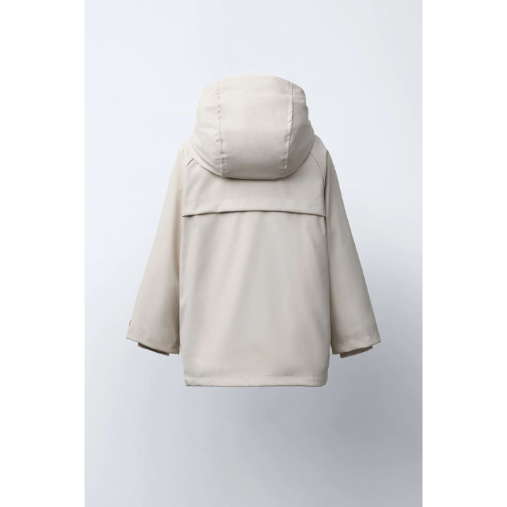 ПРОРЕЗИНЕННАЯ КУРТКА WATER REPELLENT С ЭФФЕКТОМ МЕХА