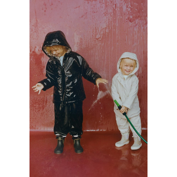 ПРОРЕЗИНЕННАЯ КУРТКА WATER REPELLENT С ЭФФЕКТОМ МЕХА