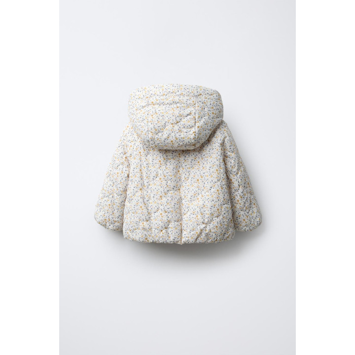 КУРТКА ИЗ НЕЙЛОНА С ЦВЕТОЧНЫМ ПРИНТОМ